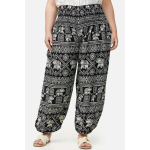 Harembroek XL Olifantje zwart